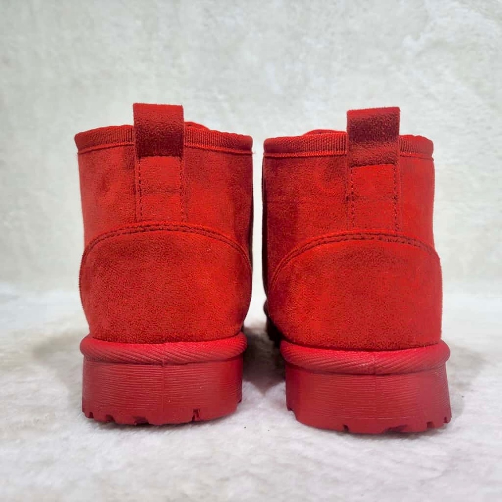 Kayleen By Los Angeles Red Winter Sneaker Bootie - Picture 9 of 11